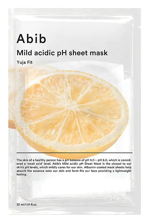 Abib Mild Acidic pH Sheet Mask Yuja Fit