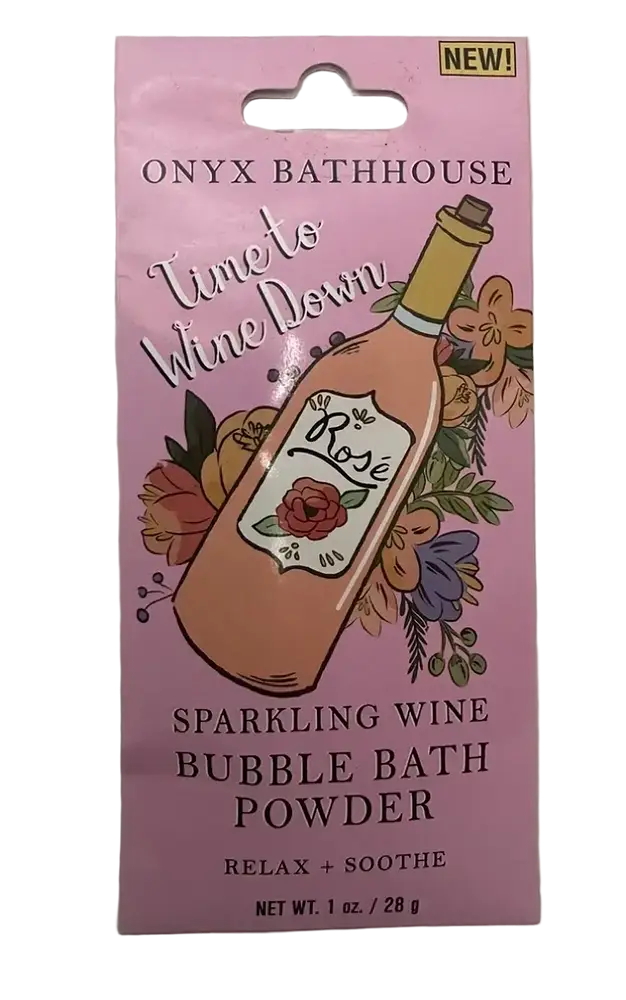 Onyx Professional Bubble Bath Powder Time To Wine Down (Sparkling Wine)