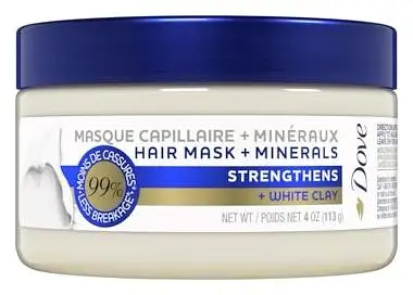 Dove Mineral Hair Mask Strengthens + White Clay