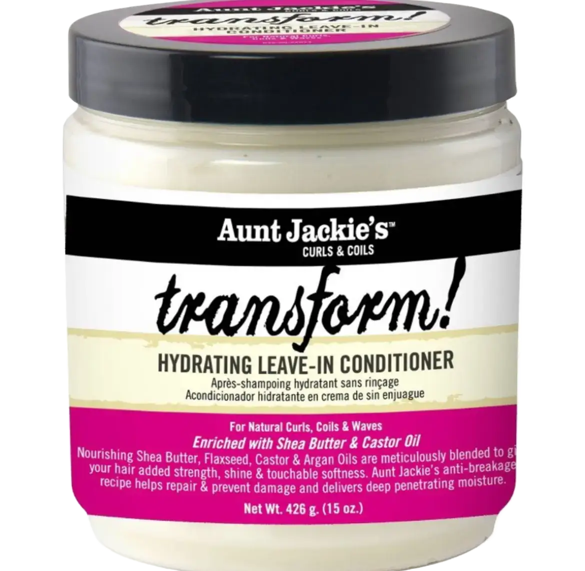 Aunt Jackie's Curls & Coils Transform Hydrating Leave In Conditioner