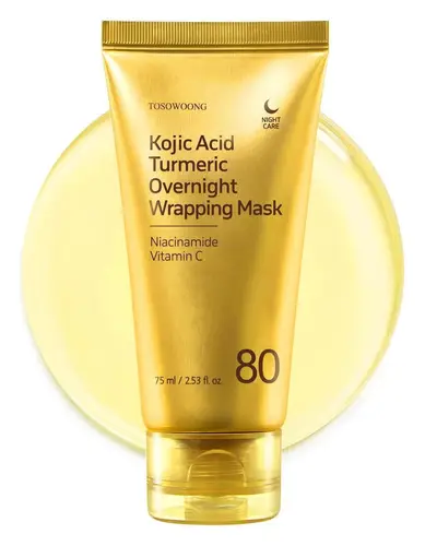 Tosowoong Kojic Acid Turmeric Overnight Wrapping Mask