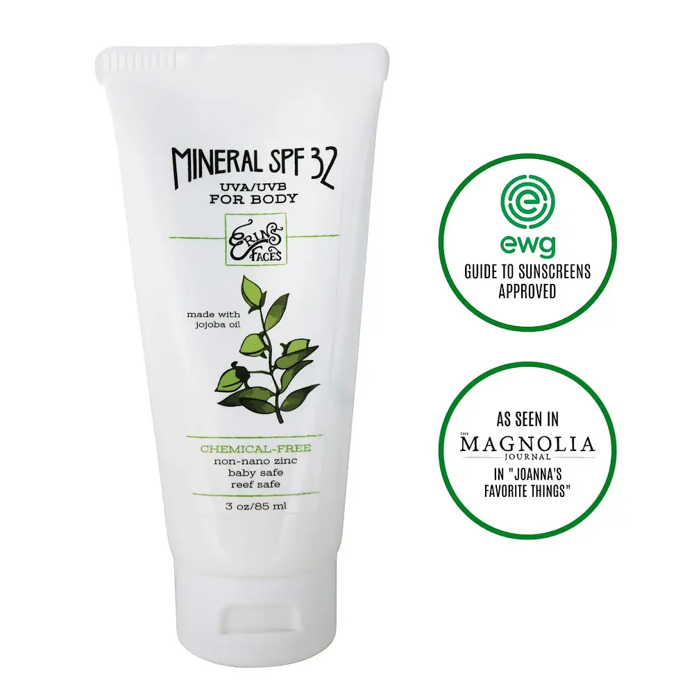 Erin's Faces Mineral SPF 32 for Body