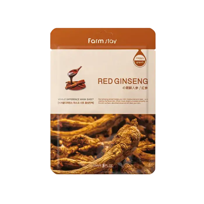 Farm Stay Visible Difference Mask Sheet Red Ginseng