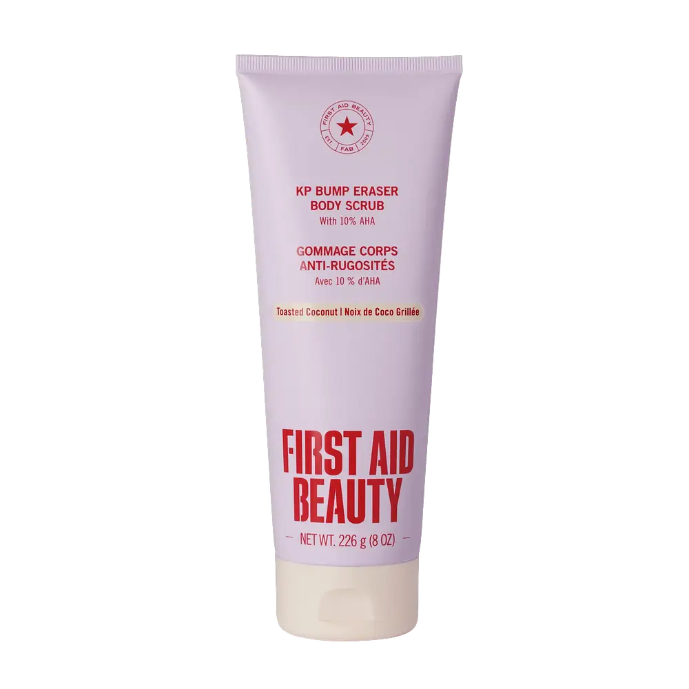 First Aid Beauty KP Bump Eraser Body Scrub With 10% AHA Toasted Coconut