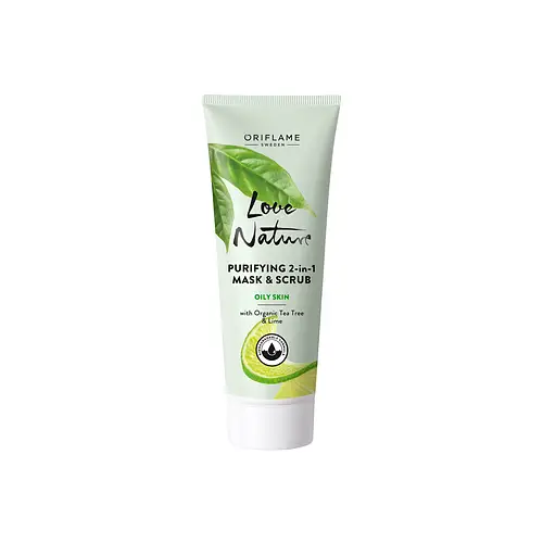 Oriflame Love Nature Purifying 2-In-1 Mask & Scrub