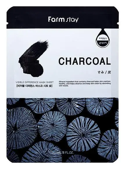 Farm Stay Visible Difference Mask Sheet Charcoal