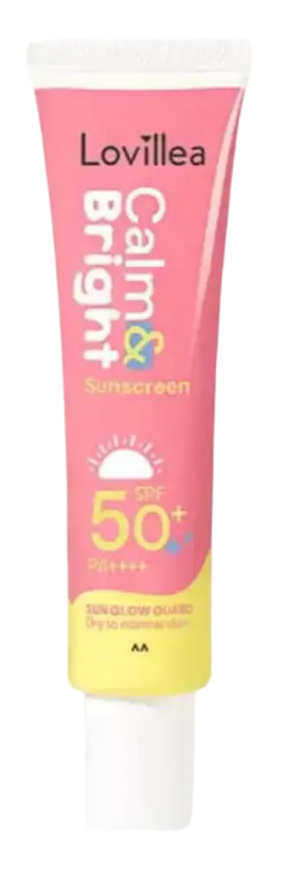LOVILLEA Calm & Bright Sunscreen SPF 50+ Sun Glow Guard