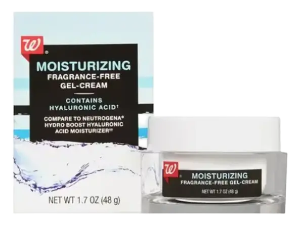 Walgreens Moisturizing Gel Cream Fragrance Free