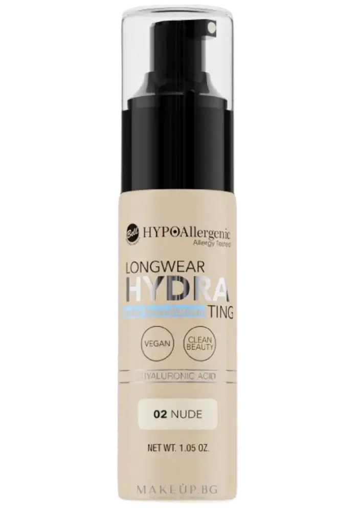 Bell Hypoallergenic Longwear Hydrating Balm Foundation 02 Nude