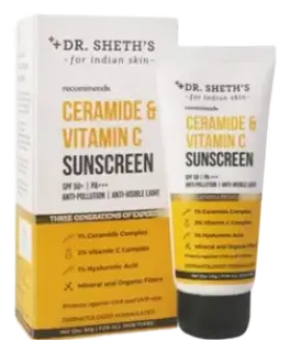Dr. Sheth's Ceramide And Vitamin C Sunscreen SPF 50 PA+++