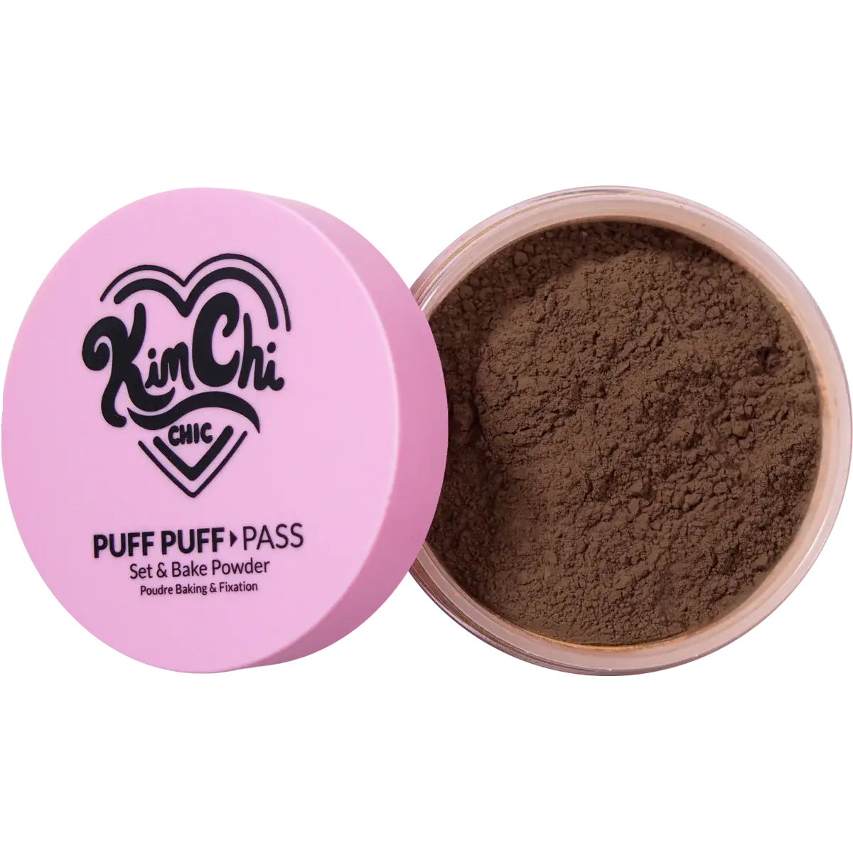 KimChi Chic Beauty Puff Puff Pass Set & Bake Powder 08 Chocolate