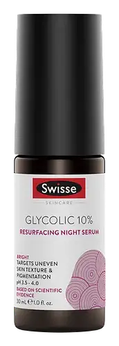 Swisse Glycolic 10% Resurfacing Night Serum