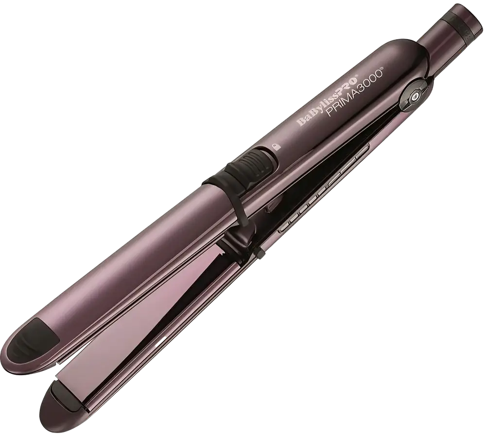 Babyliss Pro Nano Titanium Prima3000 1 1/4 Inch Flat Iron Midnight Purple