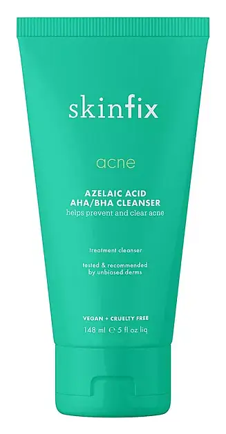 Skinfix Acne+ 2% BHA + Azelaic Acid + Niacinamide + AHA Cleanser