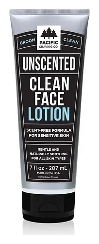 Pacific Shaving Company Clean (Unscented) Face Lotion