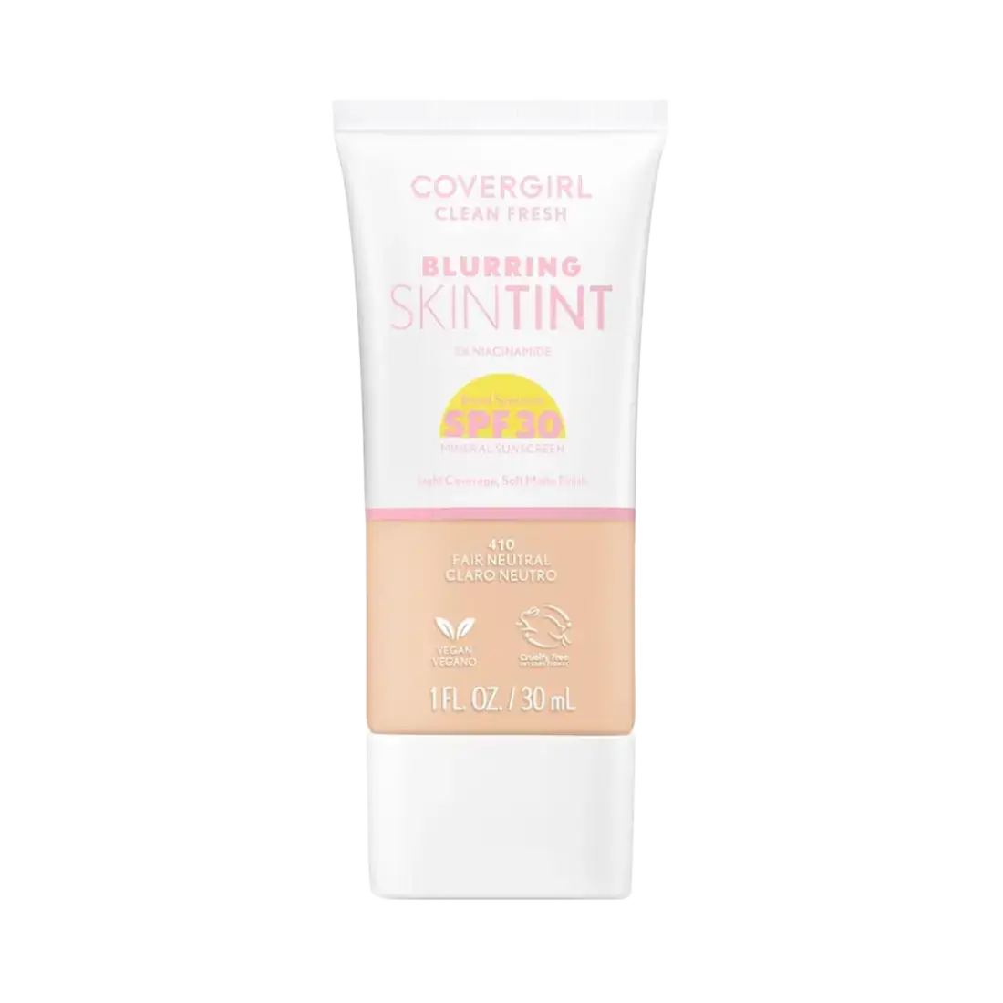 Covergirl Clean Fresh Blurring Skin Tint SPF 30 410 Fair Neutral