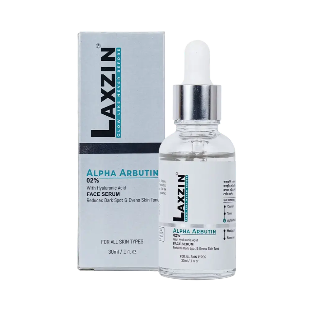 Laxzin Alpha Arbutin 2% With Hyaluronic Acid Face Serum
