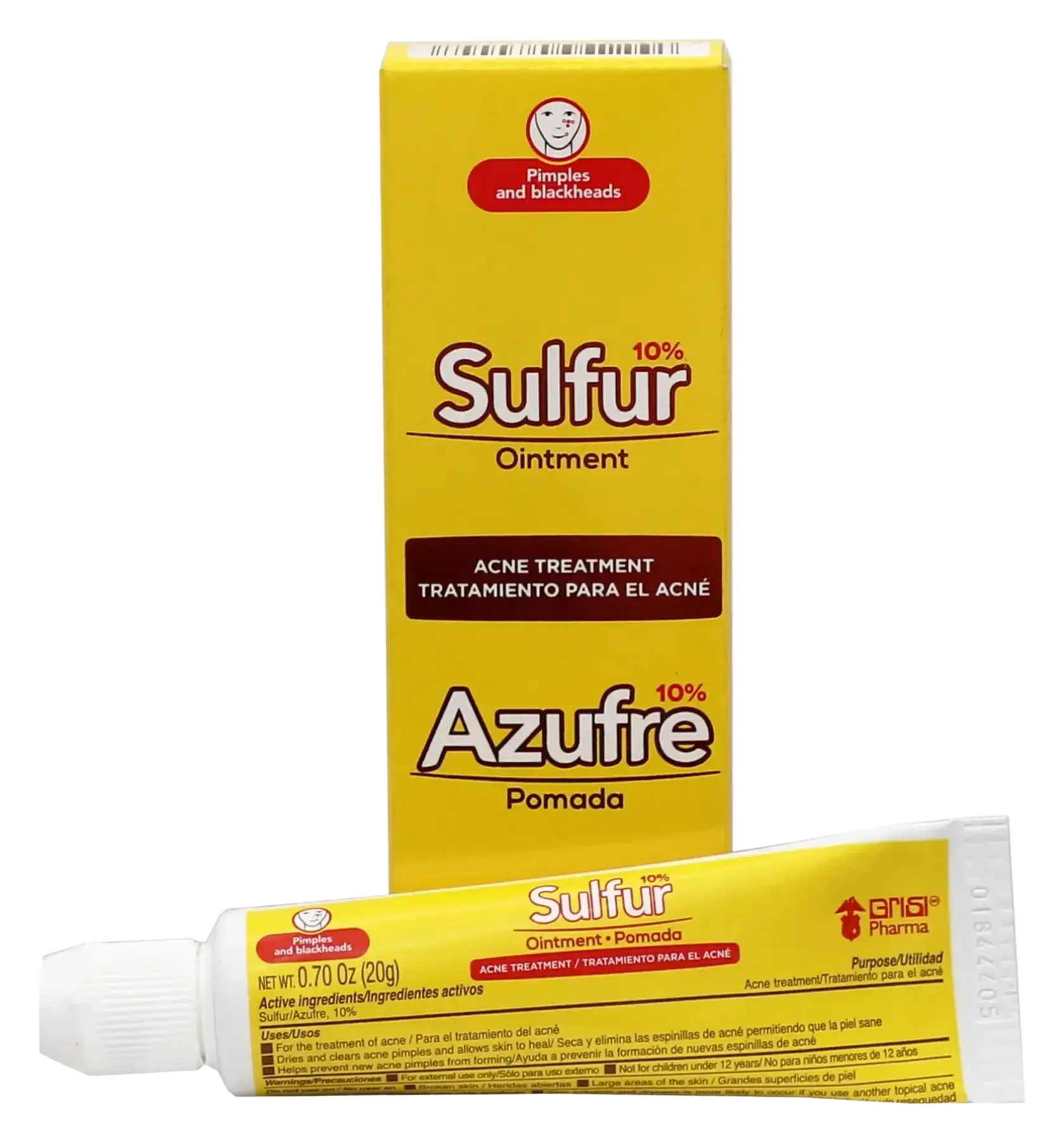 Grisi Farma Sulfur Acne Treatment Ointment 10%