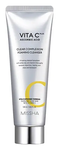 Missha Vita C Plus Clear Complexion Foaming Cleanser