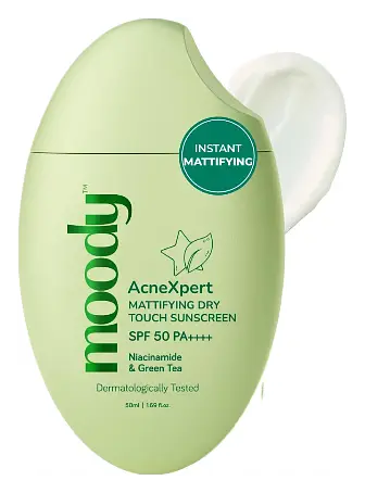Moody Acnexpert Mattifying Dry Touch Sunscreen SPF 50