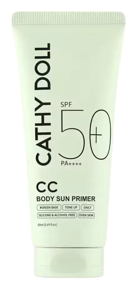 Cathy Doll CC Body Sun Primer SPF 50+ Green Base