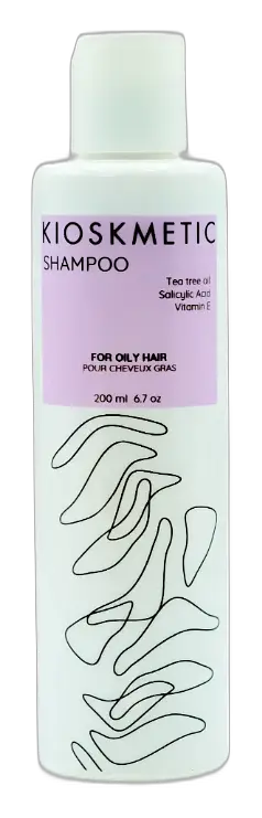 KIOSKMETIC Tea Tree Oil Salicylic Acid & Vitamin E - Oily Hair Shampoo