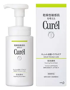 Curel Sebum Trouble Care Foaming Facial Wash