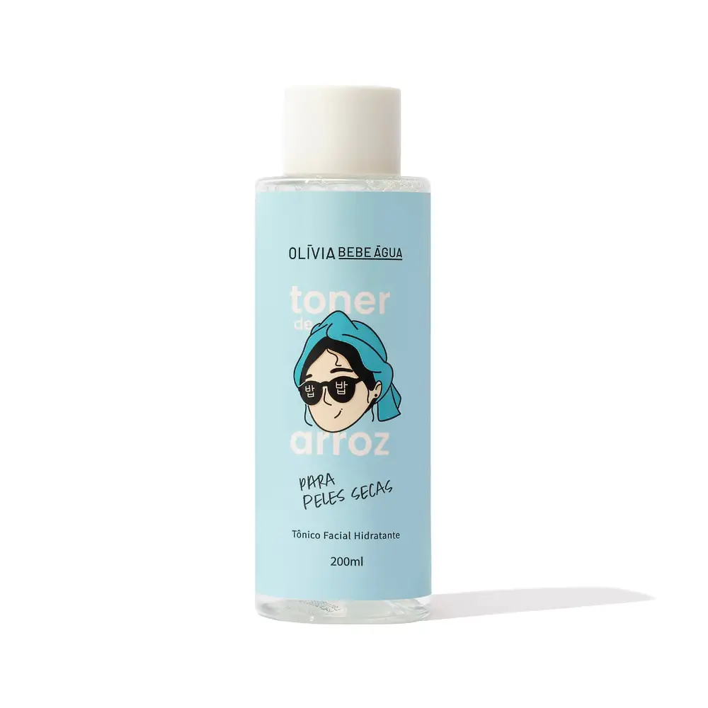 Olívia Bebe Água Toner De Arroz Peles Secas e Normais