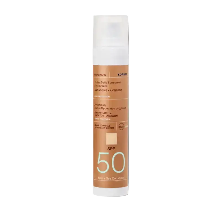 KORRES Red Grape Tinted Daily Sunscreen SPF 50