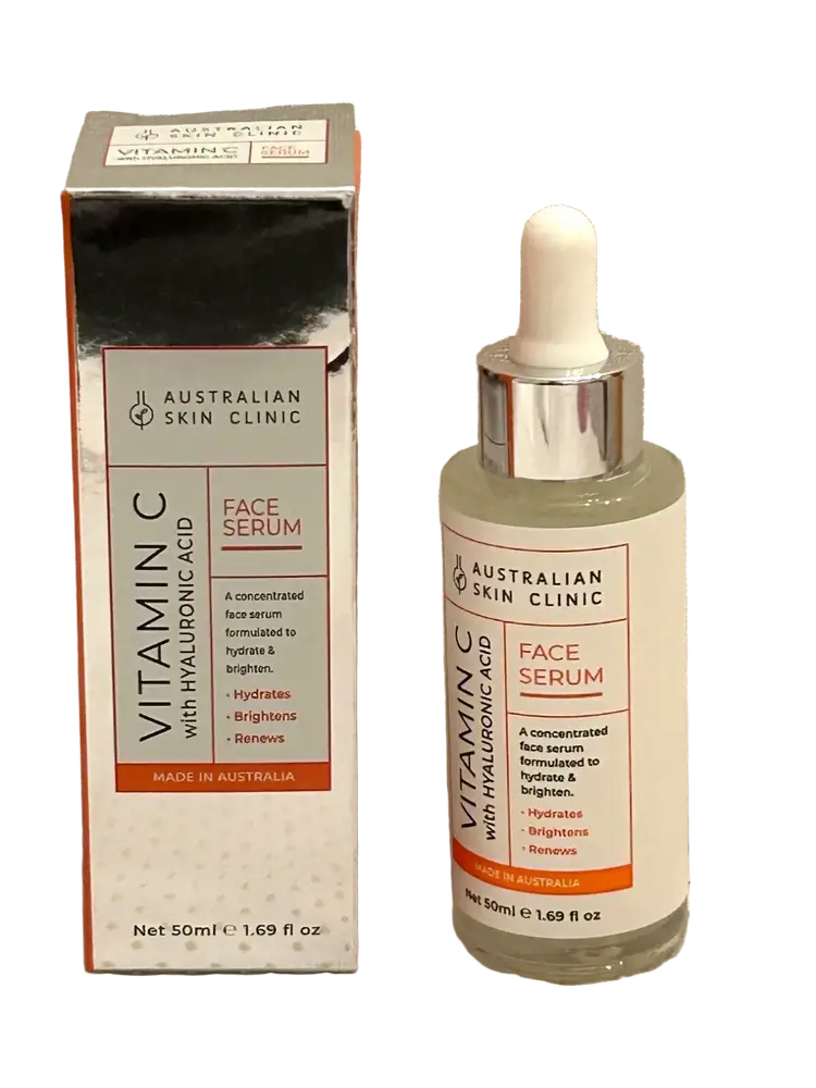 Australian Skin Clinic Vitamin C With Hyaluronic Acid Face Serum