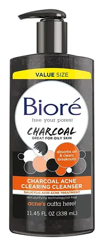 Biore Charcoal Acne Daily Cleanser