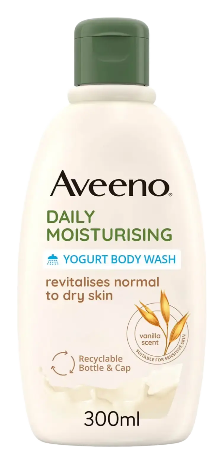 Aveeno Daily Moisturising Yogurt Body Wash Vanilla & Oat Scented