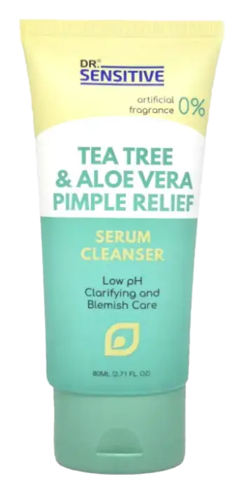 Dr. Sensitive Tea Tree & Aloe Vera Pimple Relief Serum Cleanser
