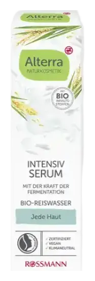 Alterra Naturkosmetik Intensive Serum Organic Rice Water