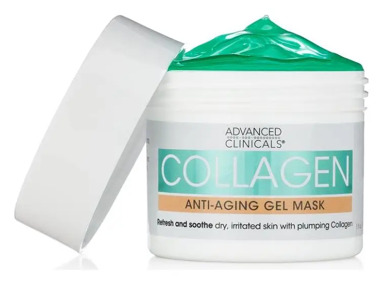Advanced Clinicals Collagen Anti Aging Gel Mask