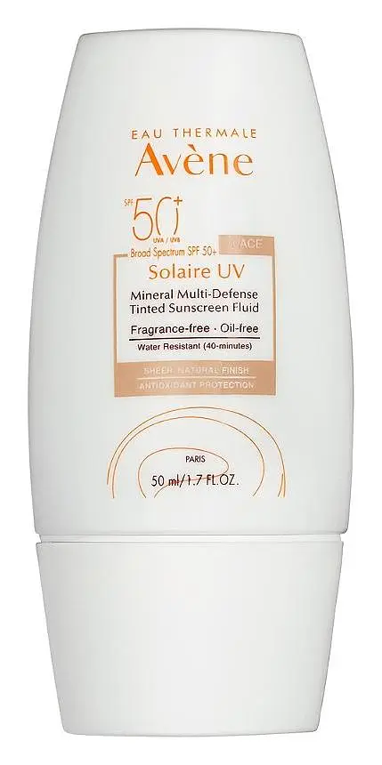 Avène Solaire UV Mineral Multi-Defense Tinted Sunscreen SPF 50+