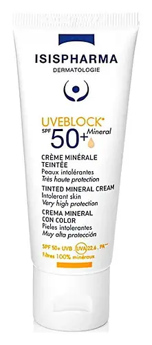 Isispharma Uveblock SPF 50+ Mineral Cream Tinted