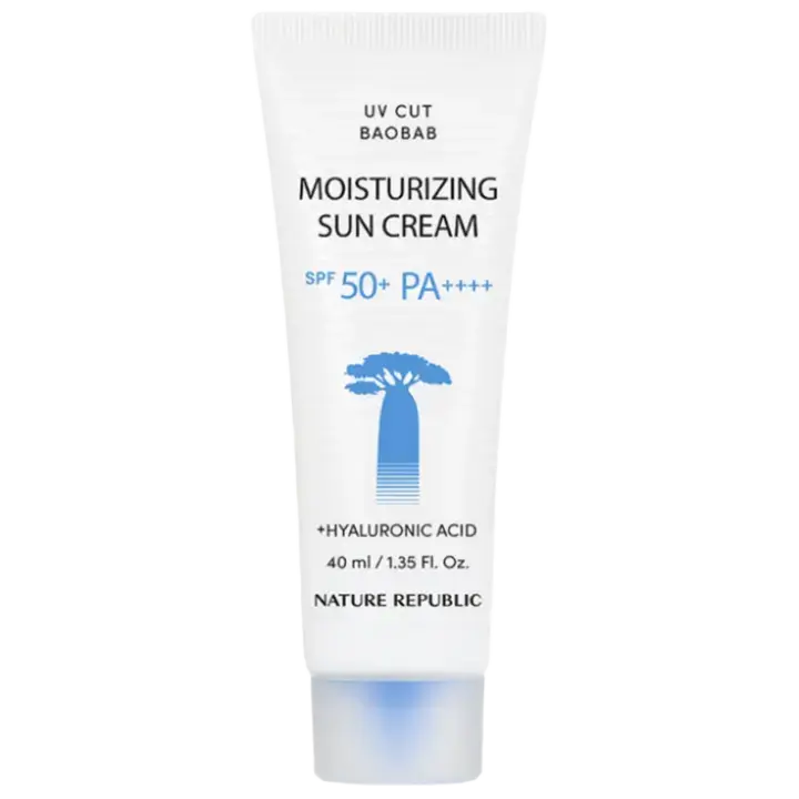 Nature Republic UV Cut Baobab Moisturizing Sun Cream SPF 50+