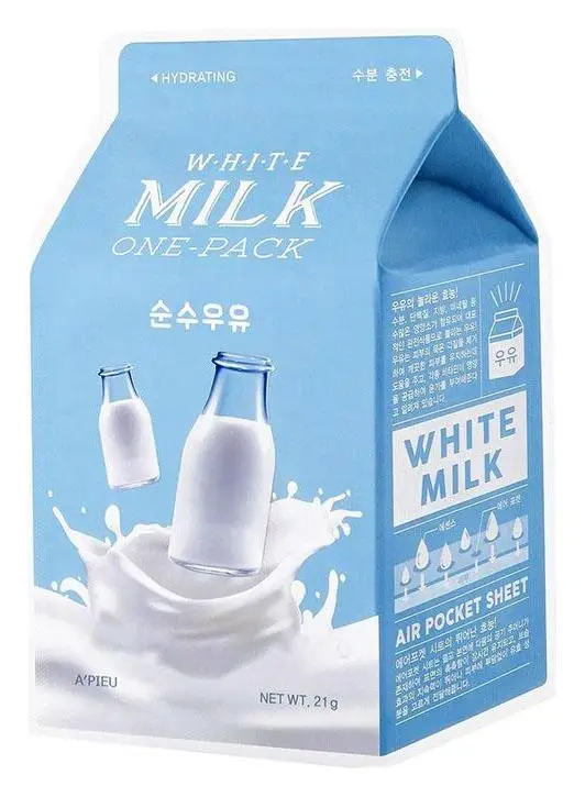 A'Pieu Milk Sheet Mask White