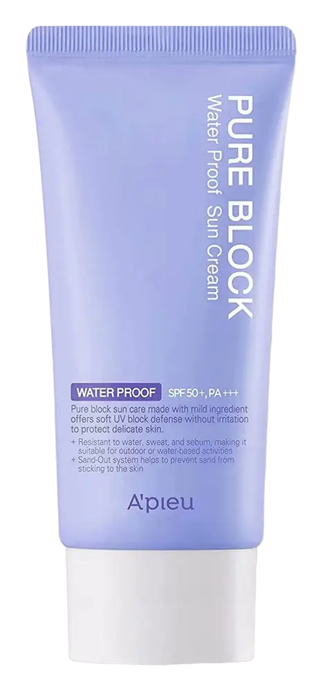 A'Pieu Pure Block Natural Waterproof Sun Cream SPF50+ PA+++