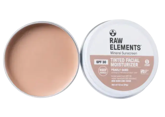 Raw Elements Tinted Facial Moisturizer SPF 30 Pearly Sand