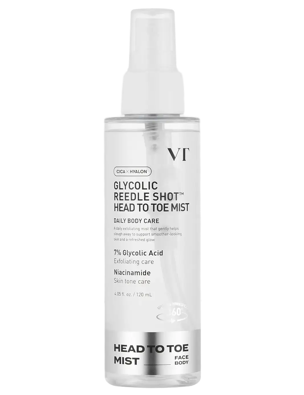 VT Cosmetics 7% Glycolic Reedle Shot Head-To-Toe Mist