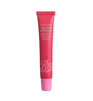 Boots Glossy Lip Balm Raspberry