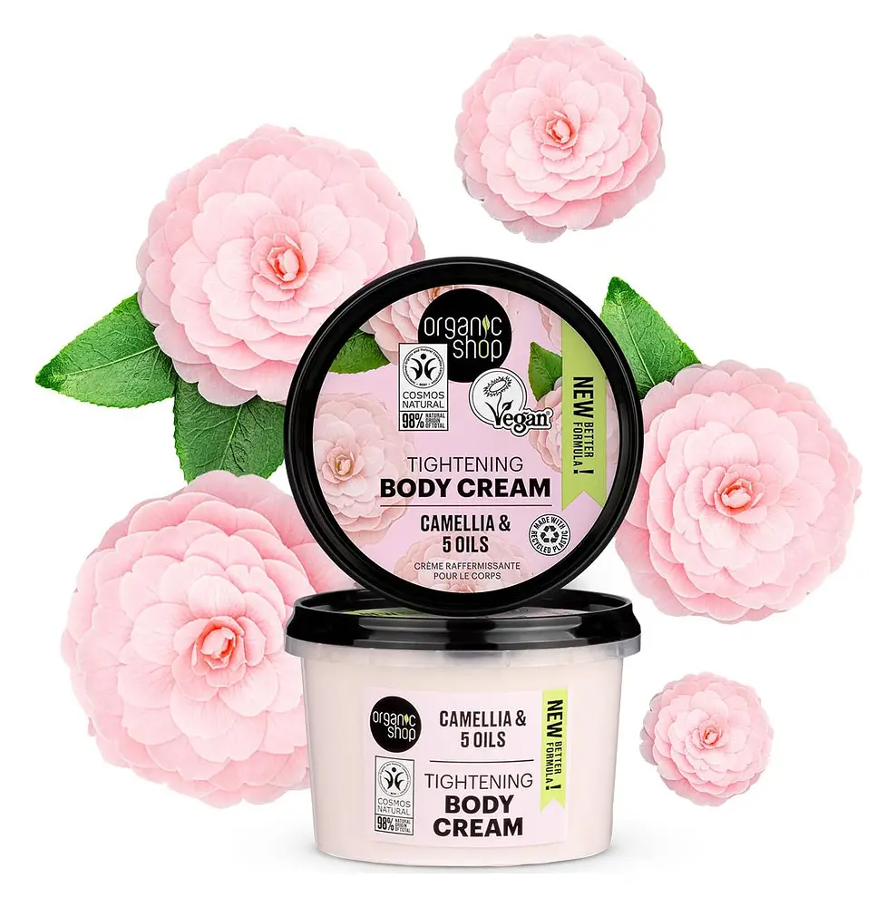 Natura Siberica Organic Shop Tightening Body Cream Camellia