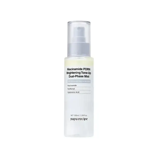 Papa Recipe Niacinamide PDRN Brightening Tone-Up Dual-Phase Mist