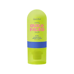 The Quick Flick Quick Faced 2-In-1 Glazed Milk Serum & Toner