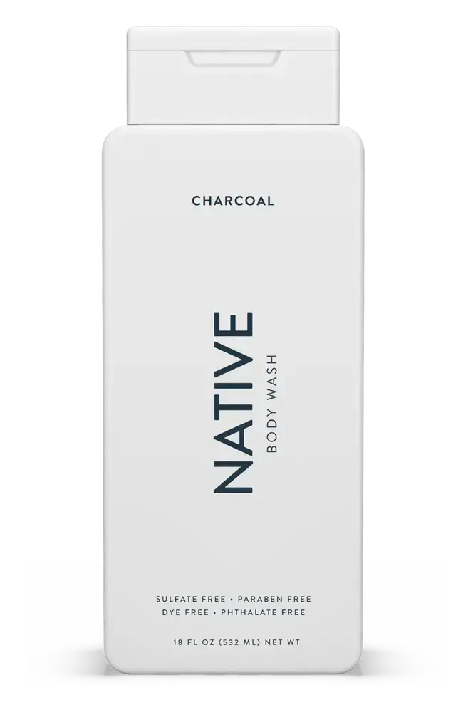 Native Body Wash Charcoal