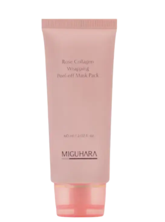 Miguhara Rose Collagen Wrapping Peel-Off Mask Pack