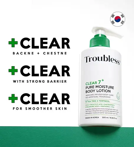 Troubless Clear 7 Plus Pure Moisture Body Lotion
