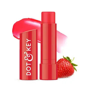 Dot & Key Skincare Barrier Repair Hydrating Lip Balm SPF 50+ PA+++ Strawberry Red